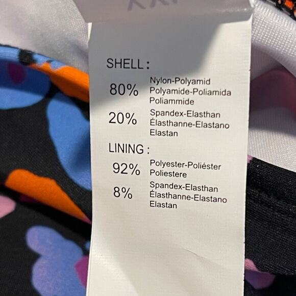 Cupshe Womens 1 Piece Swimsuit XXL Pink Leopard V-Neck Twist Front Cheeky High - Picture 6 of 8